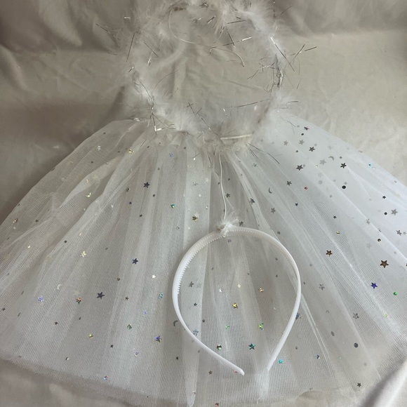 White Starry Kids Angel Costume - Picture 7 of 7